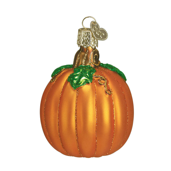Old World Christmas Pumpkin Blown Glass Ornament