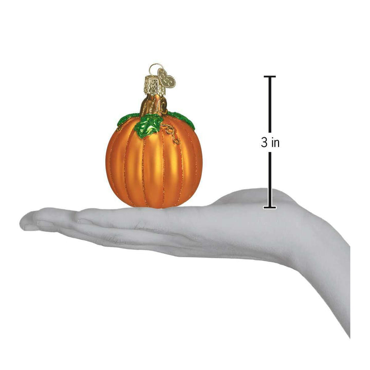 Old World Christmas Pumpkin Blown Glass Ornament