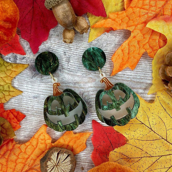 Pumpkin Pals Earrings by Kimchi and Coconut image