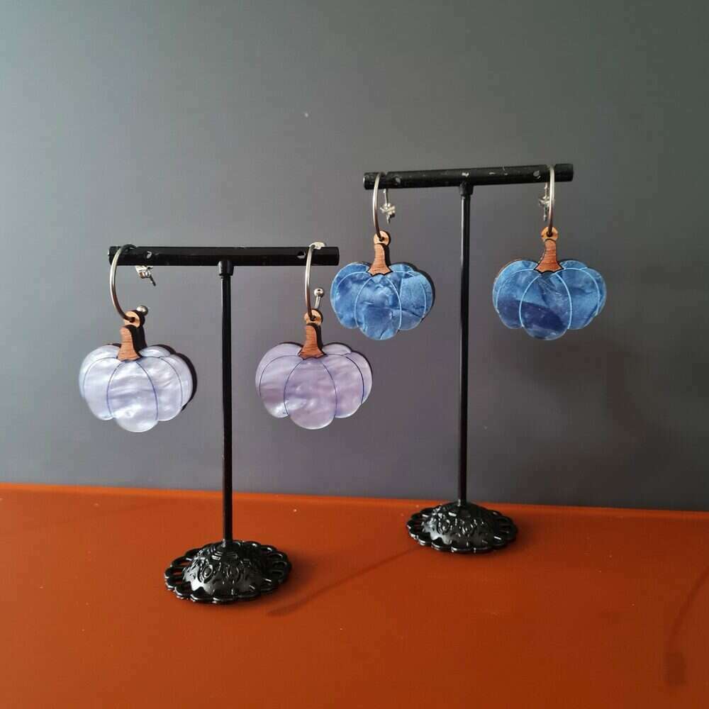 Pumpkin Patch Dangle Earrings by Cherryloco Jewellery 2