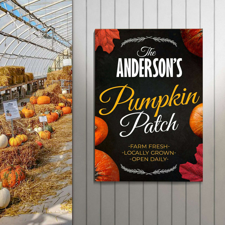 Pumpkin Patch Sign VI