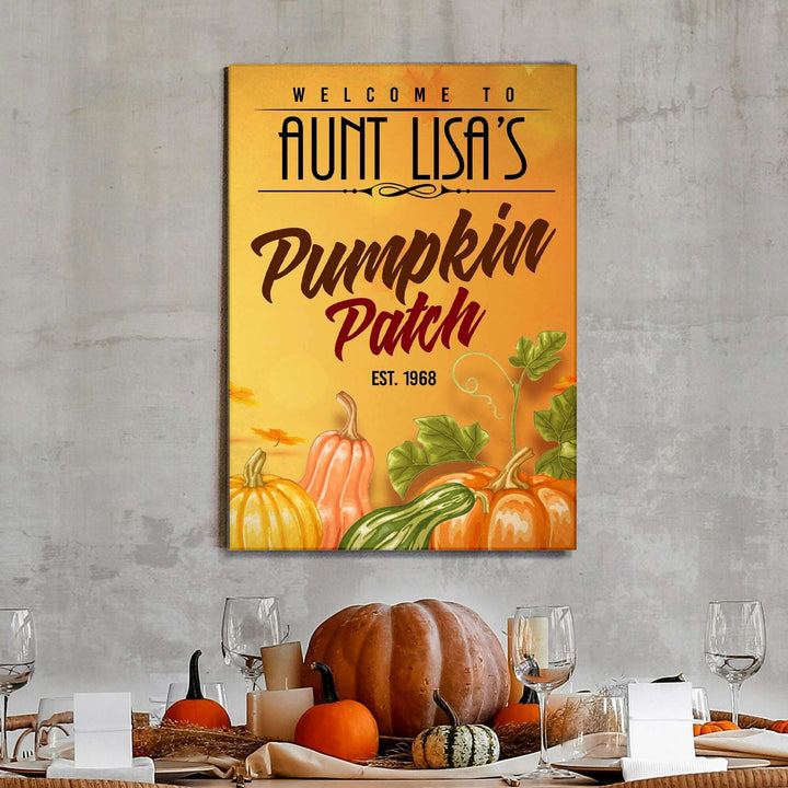 Pumpkin Patch Sign VII