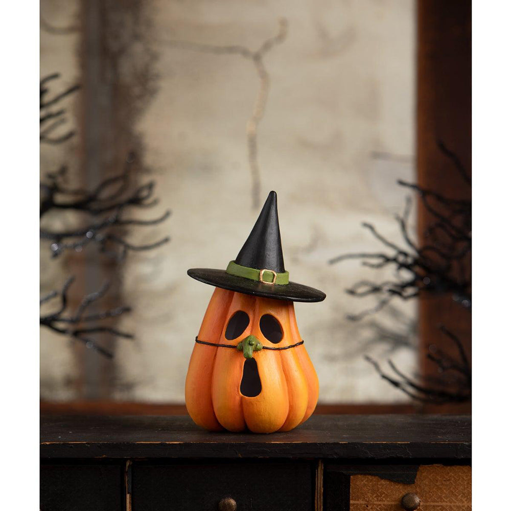 Pumpkin Witch Luminary by Bethany Lowe Designs image