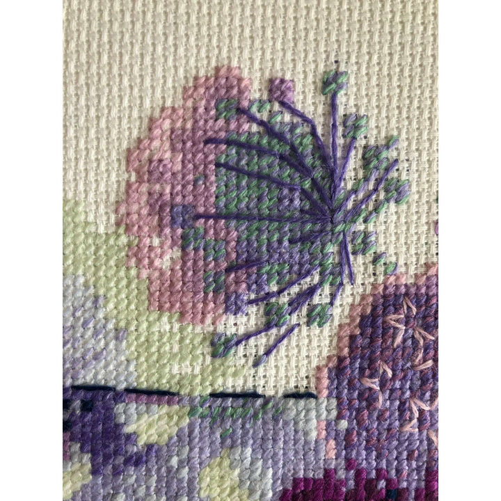 Purple Allium R1974 Counted Cross Stitch Kit