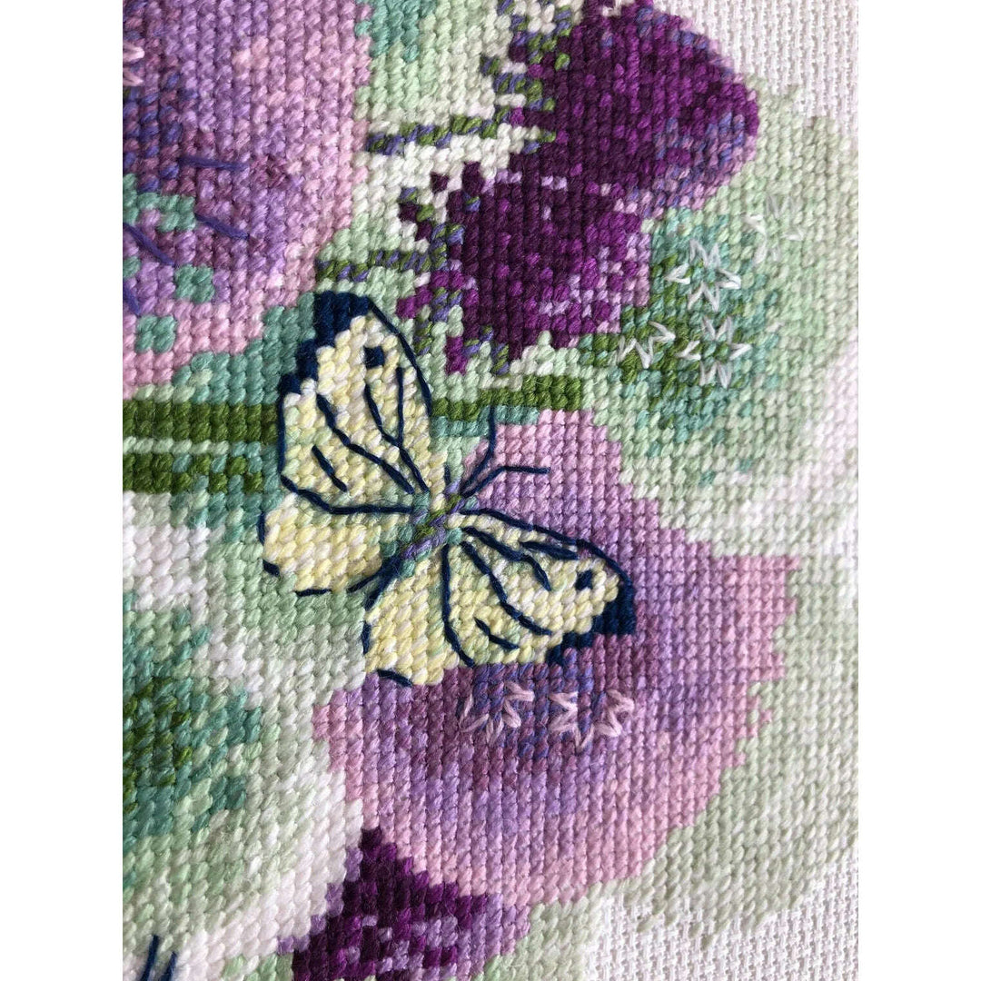 Purple Allium R1974 Counted Cross Stitch Kit