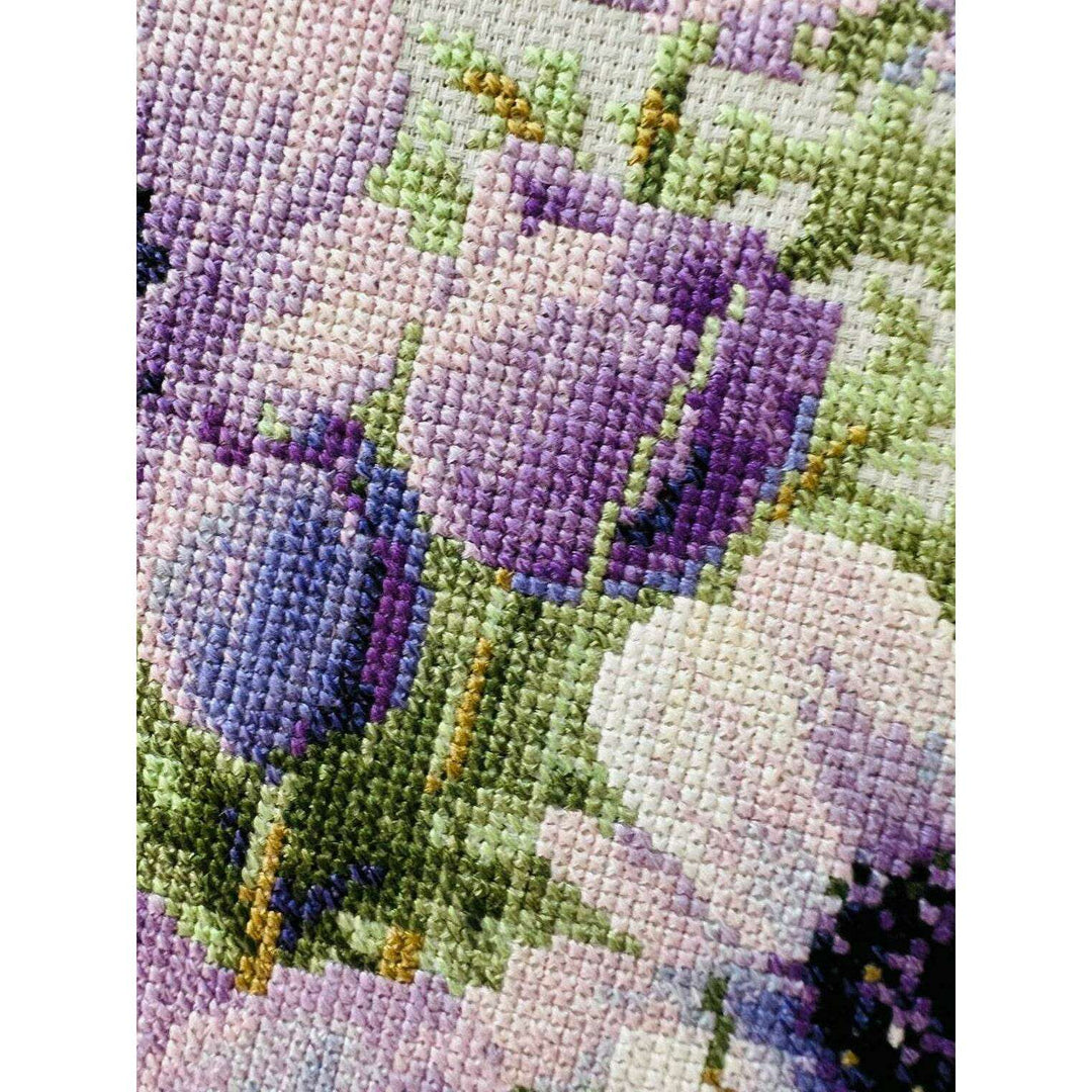 Purple Anemones R2176 Counted Cross Stitch Kit