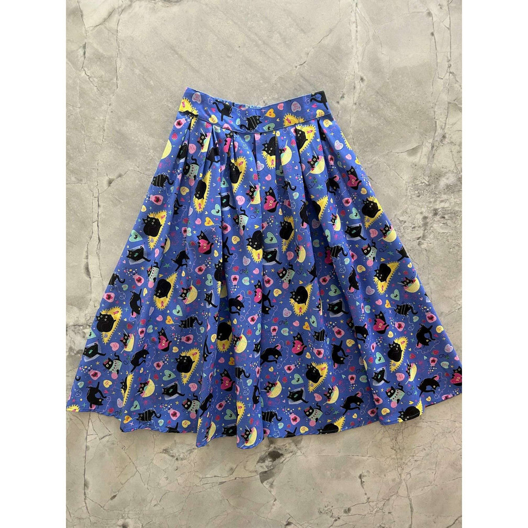 Purple Cat Doris Skirt - XS only, 1 left!