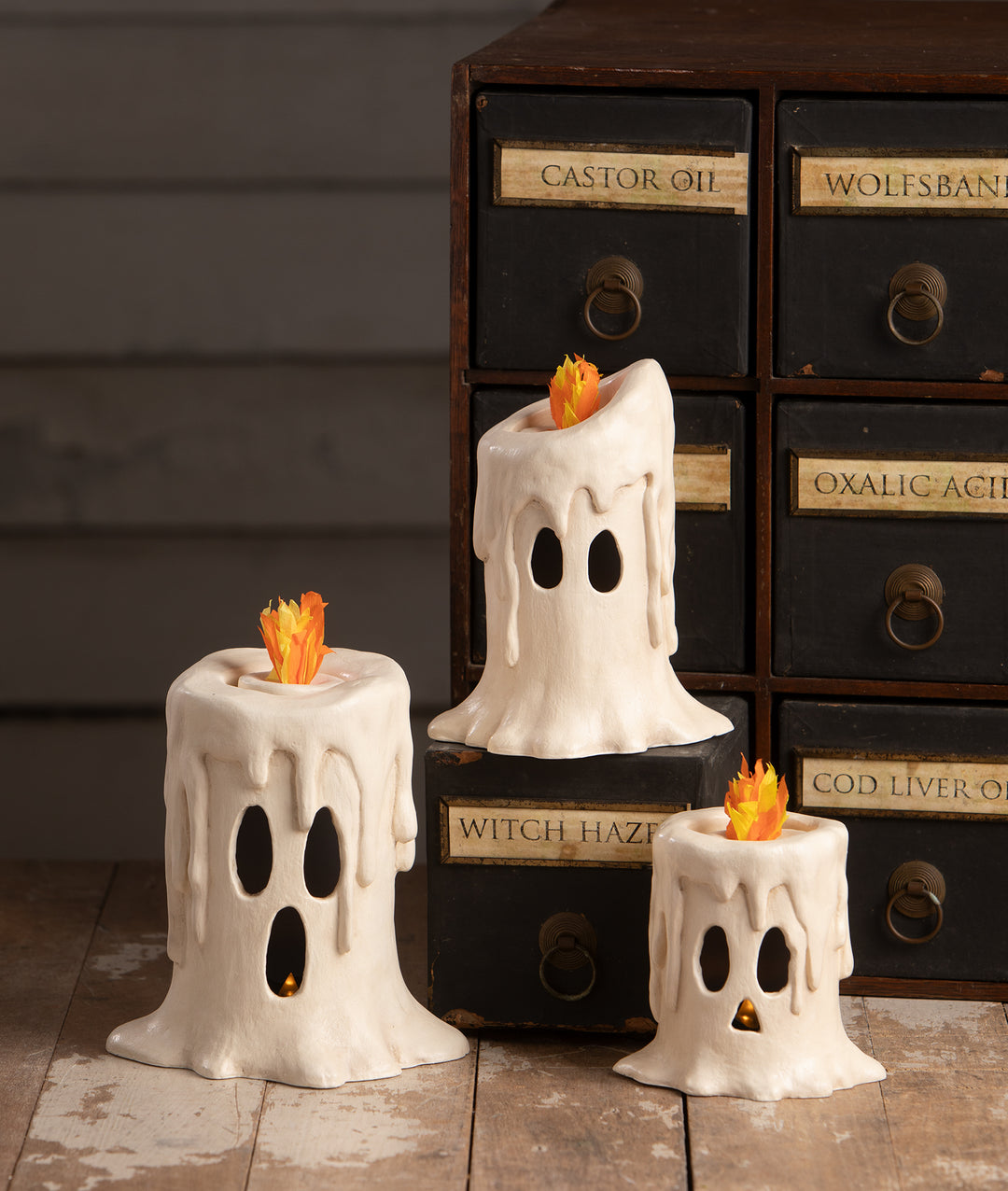 Small Flam'in Candle Luminary by Bethany Lowe Designs, image 5