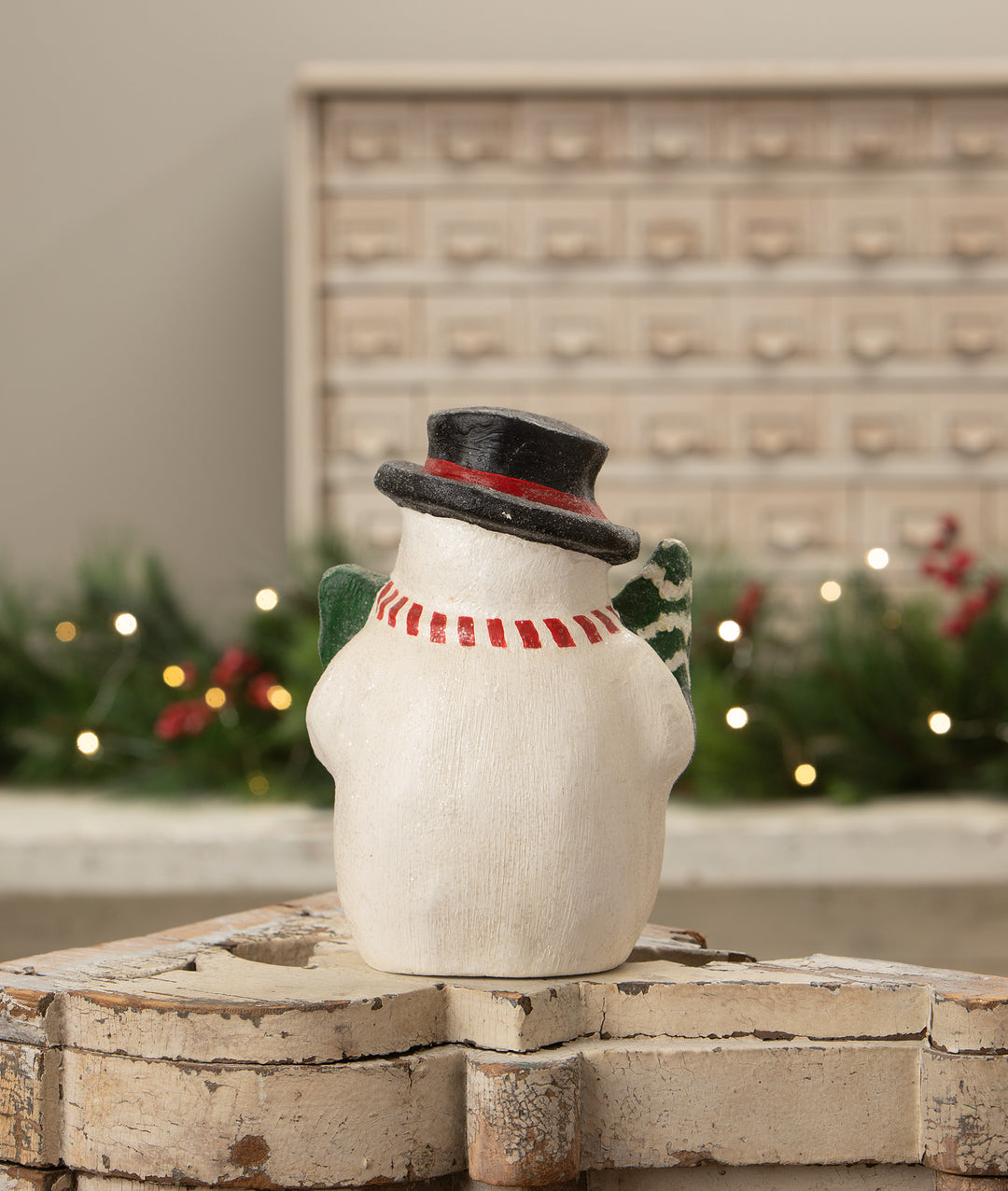 Snowman With Christmas Tree by Bethany Lowe Designs, image 2