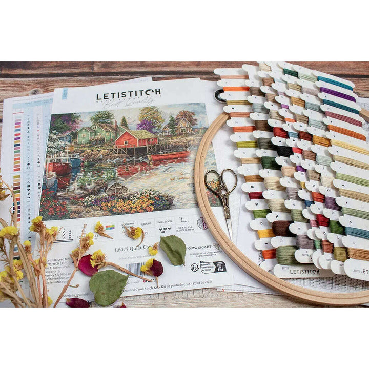 Quiet Cove L8077 Counted Cross Stitch Kit