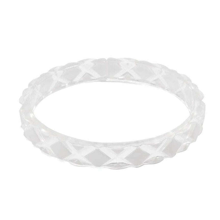 Small Quilted Resin Bangle Bracelet - Quirks!