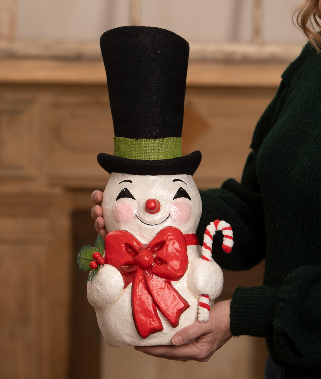 Tall Hat Jolly Snowman by Bethany Lowe Designs, image 4
