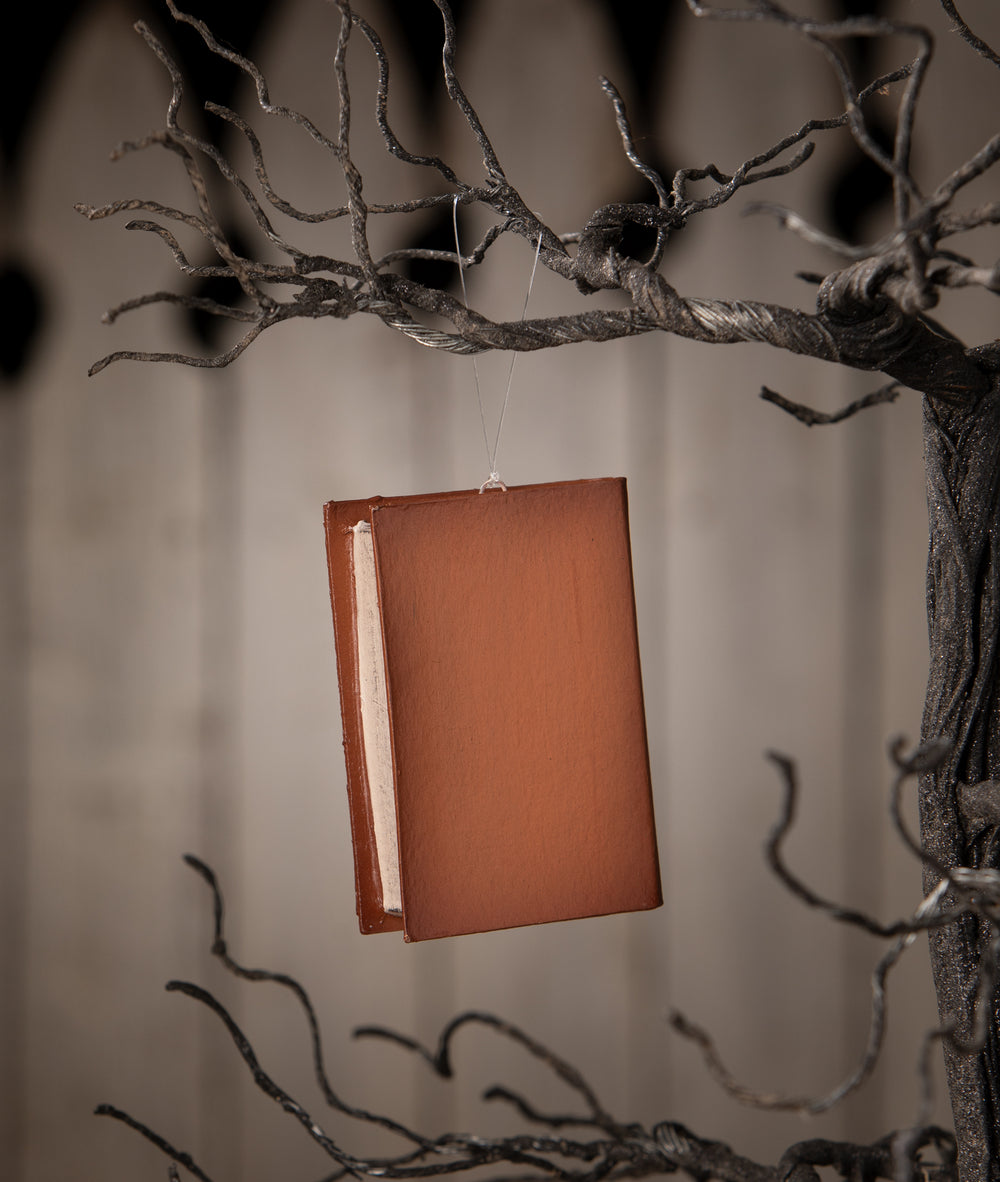 Jack-O-Lantern Book Ornament by Bethany Lowe Designs, image 2