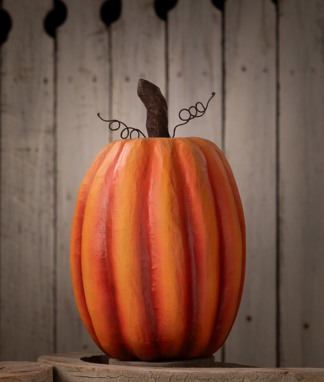 Pumpkin with Bats by Bethany Lowe Designs, image 2