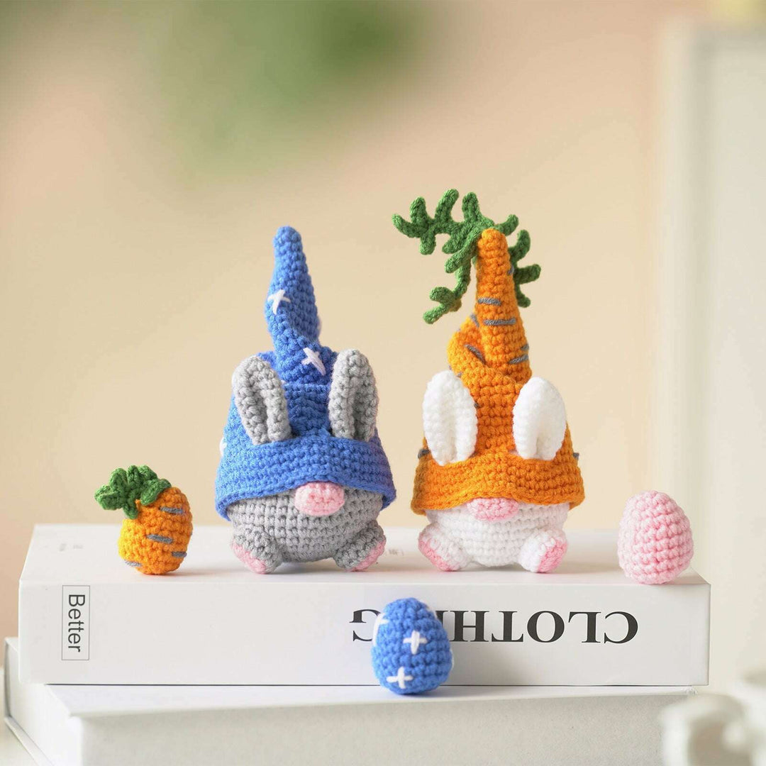 Rabbits Amigurumi DIY Crochet Kit Wizardi F07N8-M144