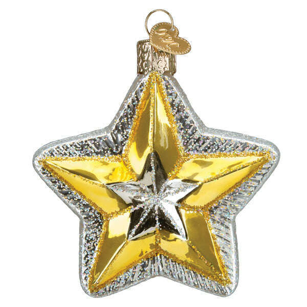 Old World Christmas Radiant Star Blown Glass Ornament