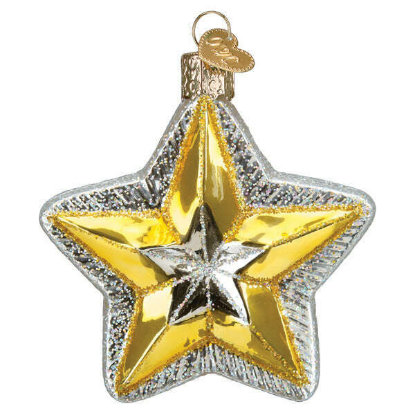 Old World Christmas Radiant Star Blown Glass Ornament
