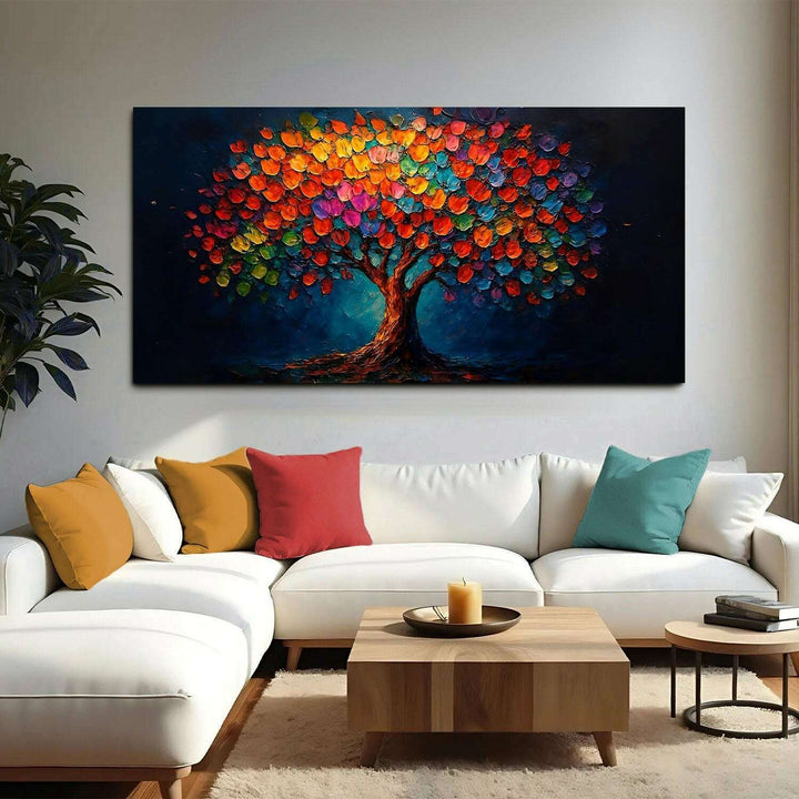 Rainbow Bloom Wall Art
