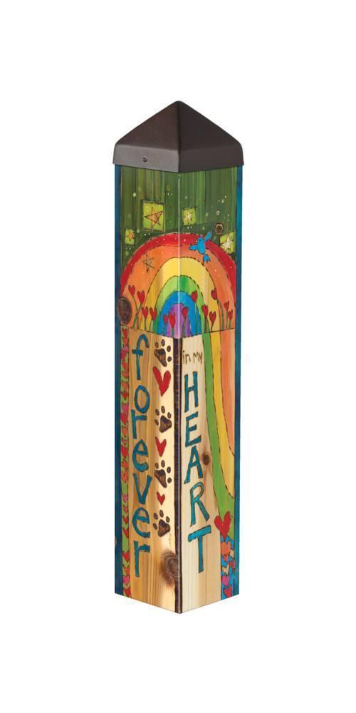 Rainbow Bridge Dog 20" Art Pole by Studio M - Quirks!