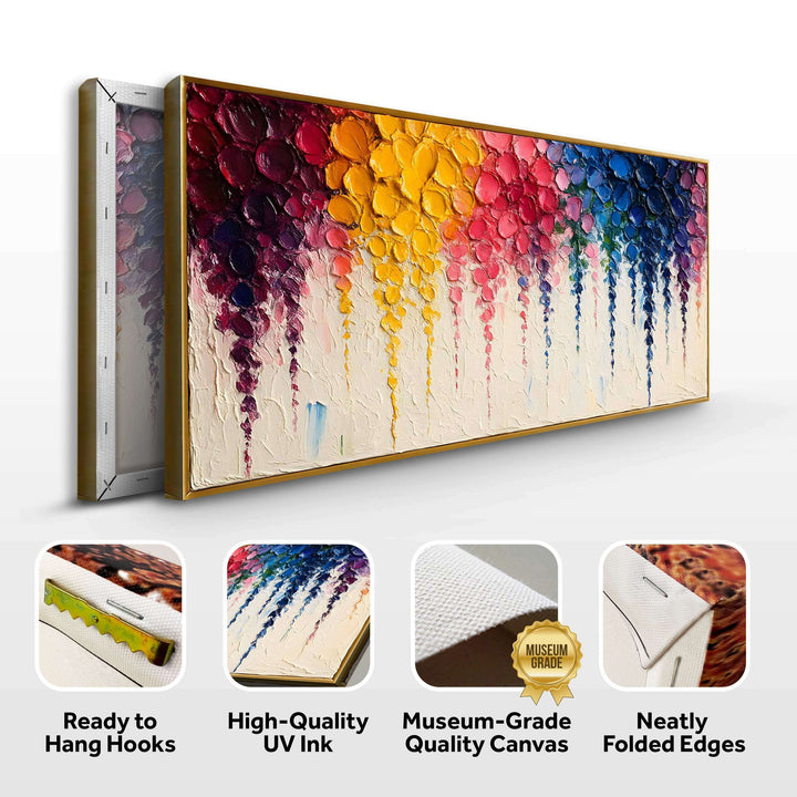 Rainbow Cascade Wall Art