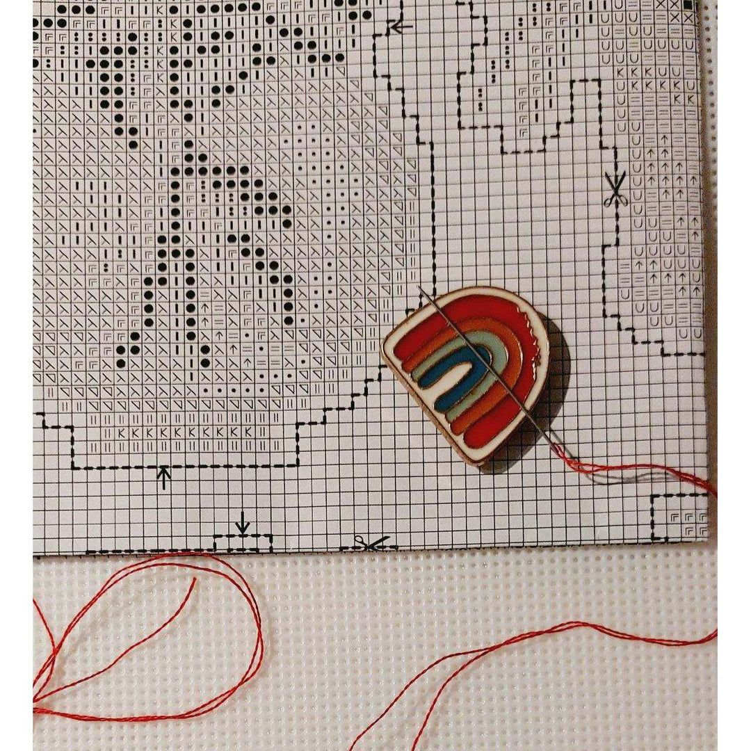 Rainbow Magnetic Needle Minder F07M10-5 Rainbow