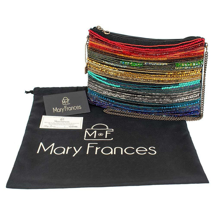 Rainbow Radiance Crossbody Handbag by Mary Frances image 7