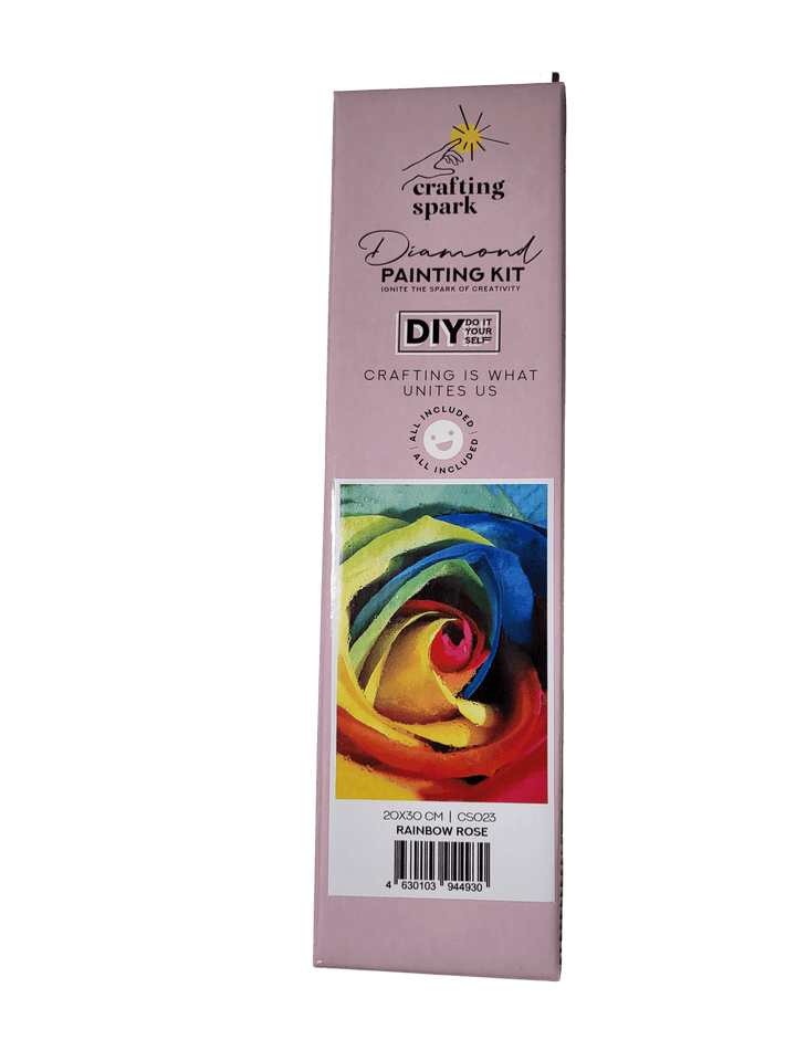 Rainbow Rose CS023 7.9 x 11.8 inches Crafting Spark Diamond Painting Kit