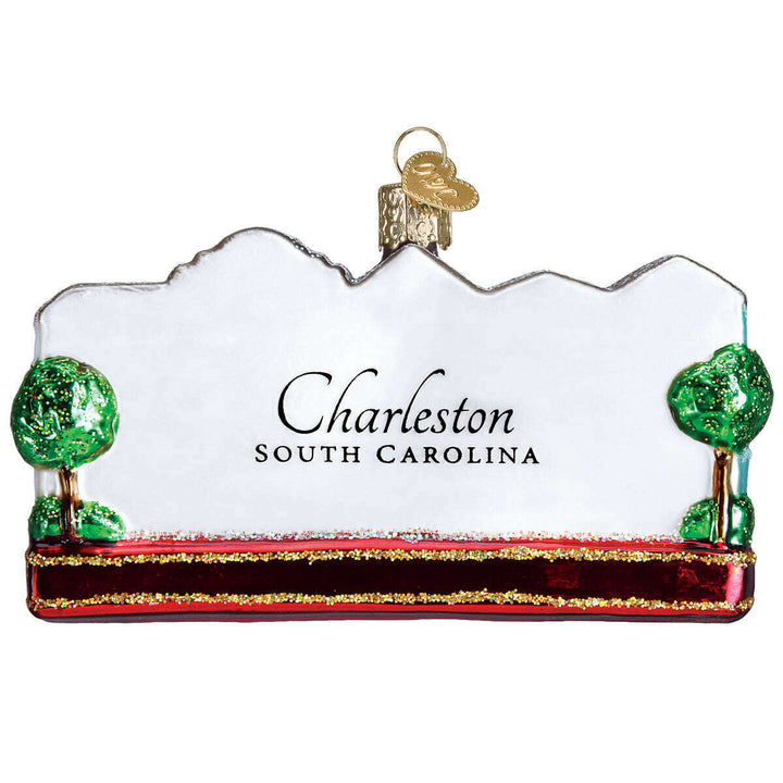 Rainbow Row Ornament