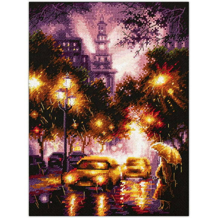 Rainy Night 550-762 Counted Cross-Stitch Kit