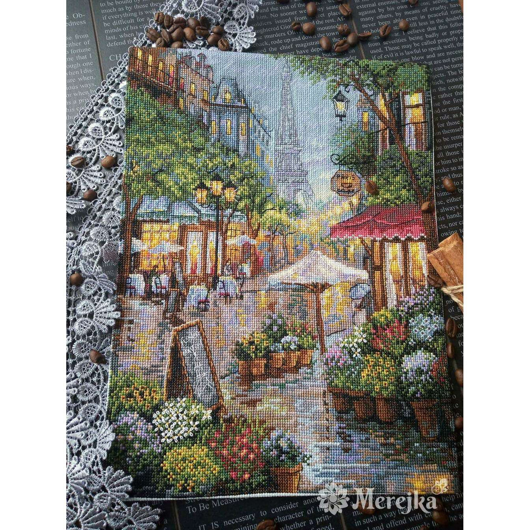 Rainy Paris K-162 Counted Cross-Stitch Kit