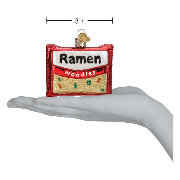 Old World Christmas Ramen Noodles Blown Glass Ornament