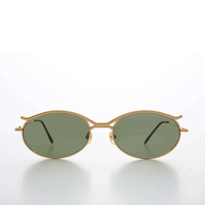 Rare  Oval Vintage 90s Optical Frame Sunglass - Fate