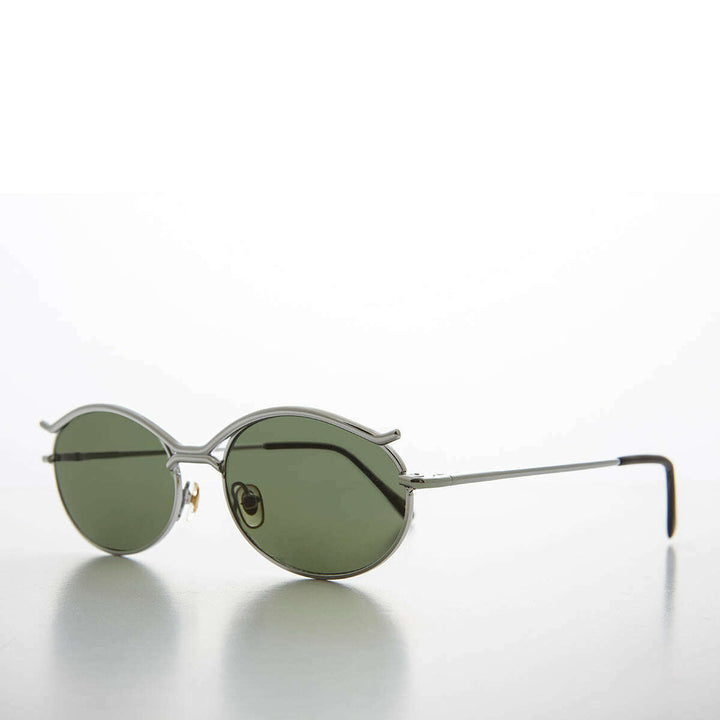 Rare  Oval Vintage 90s Optical Frame Sunglass - Fate