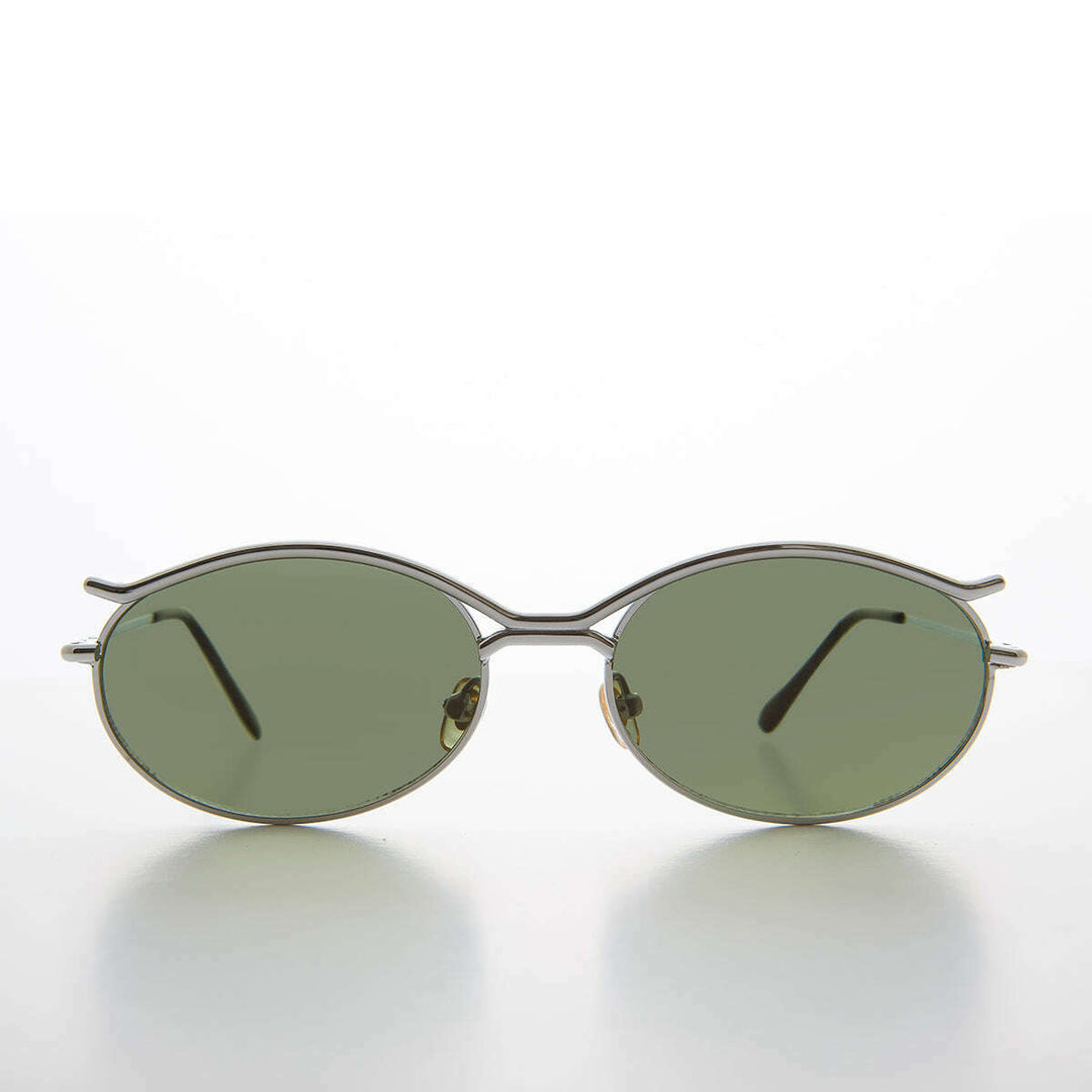 Rare  Oval Vintage 90s Optical Frame Sunglass - Fate