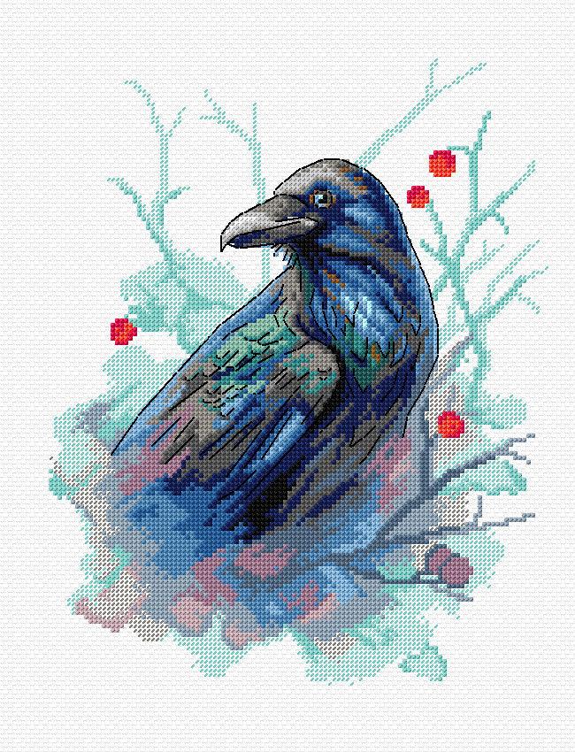 Raven 130CS Counted Cross-Stitch Kit