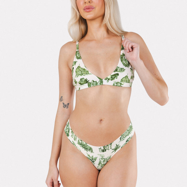 The Western Wonderland | Western Toile Seamless Thong