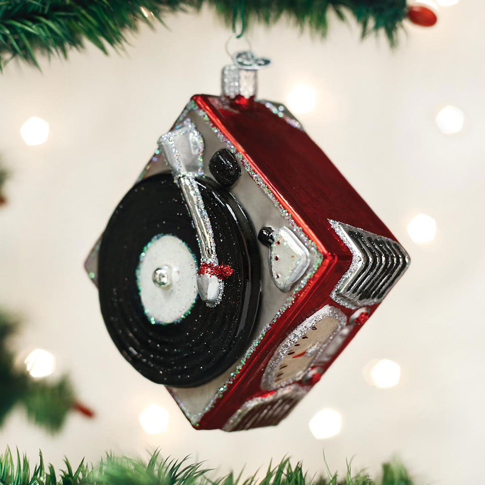 Record Player Ornament by Old World Christmas image 1