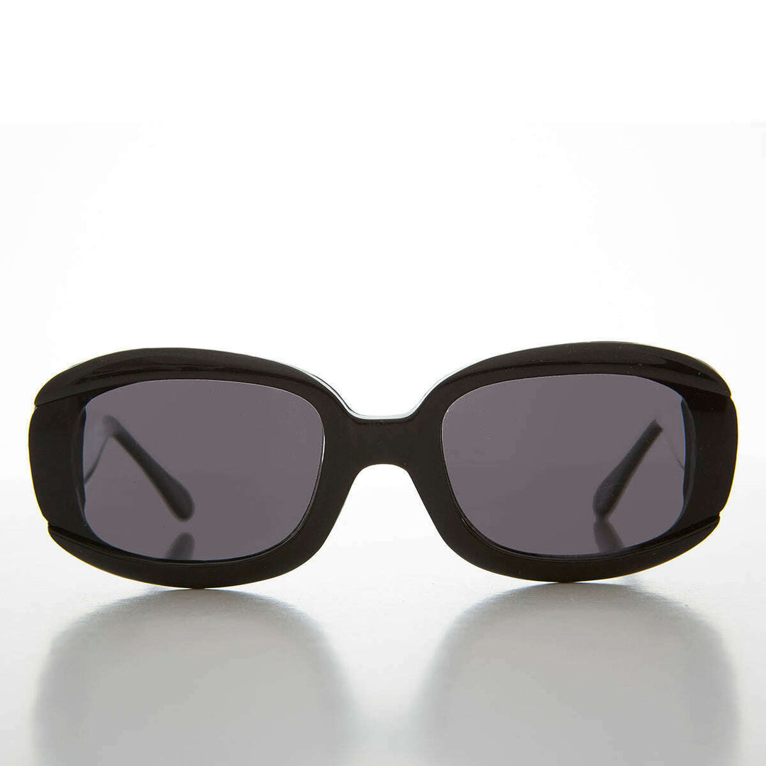 Rectangle Mod Style Vintage Sunglass - Blade