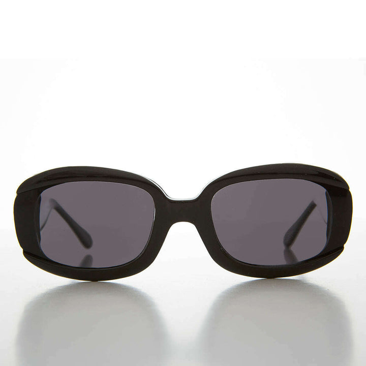 Rectangle Mod Style Vintage Sunglass - Blade