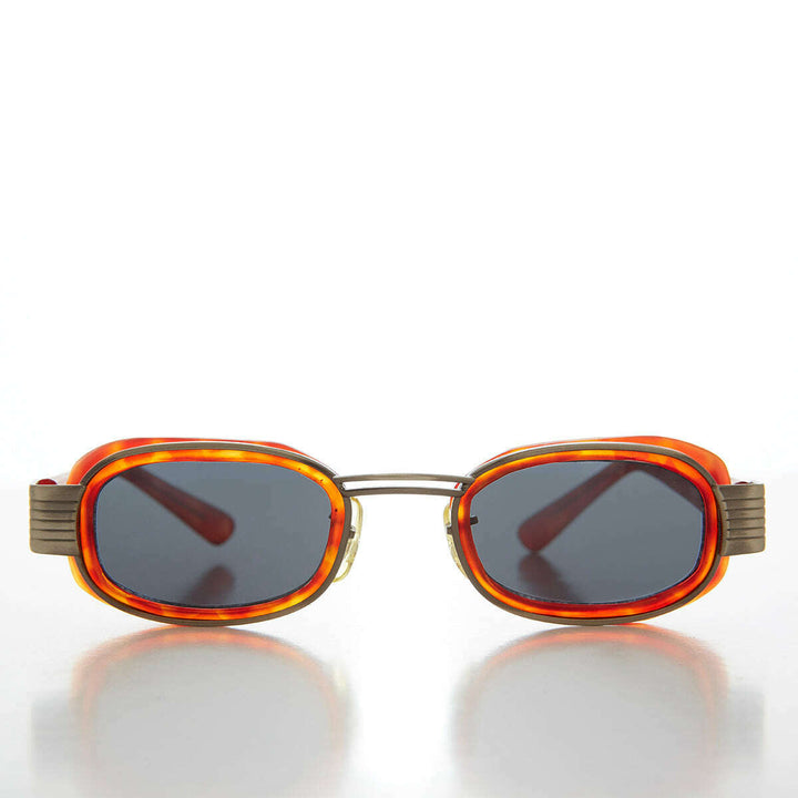 Rectangular Sunglass with Goggle Rim - Paymer