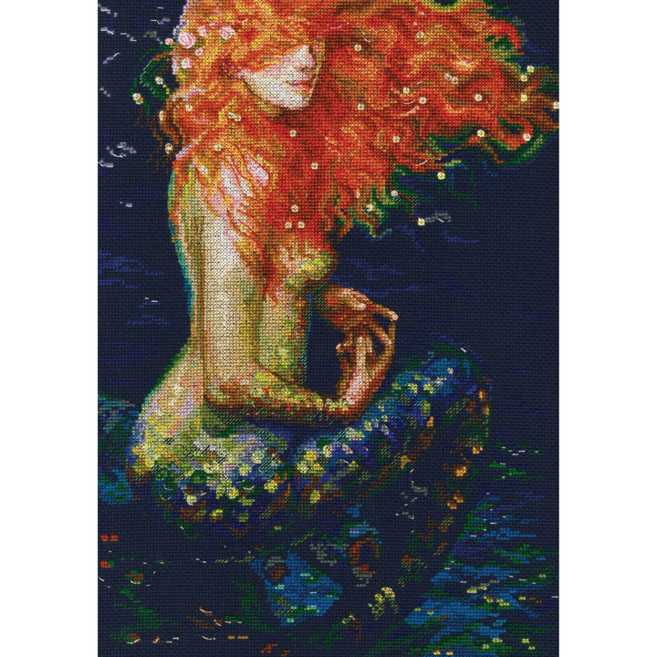 Red mermaid M596 Counted Cross Stitch Kit