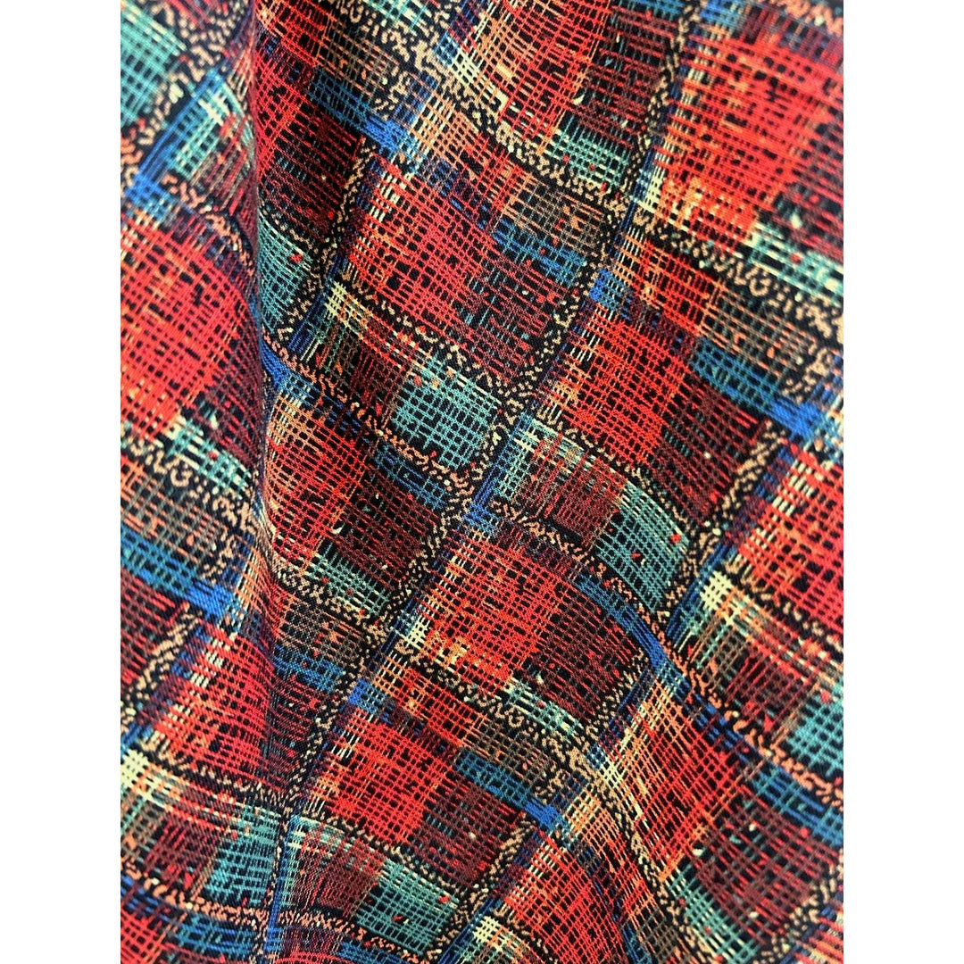 Red Plaid Doris Skirt