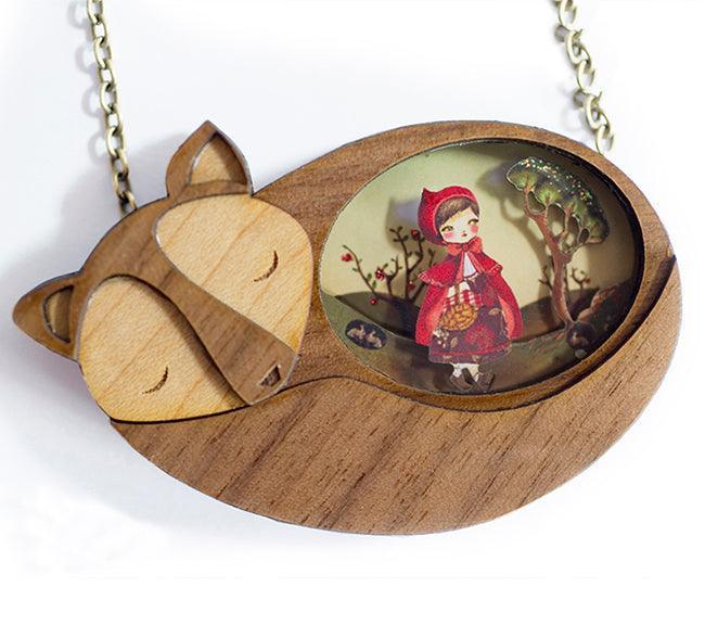 Red Riding Hood Necklace by Laliblue - Quirks!
