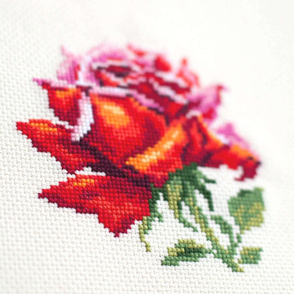 Red Rose 150-003 Counted Cross-Stitch Kit