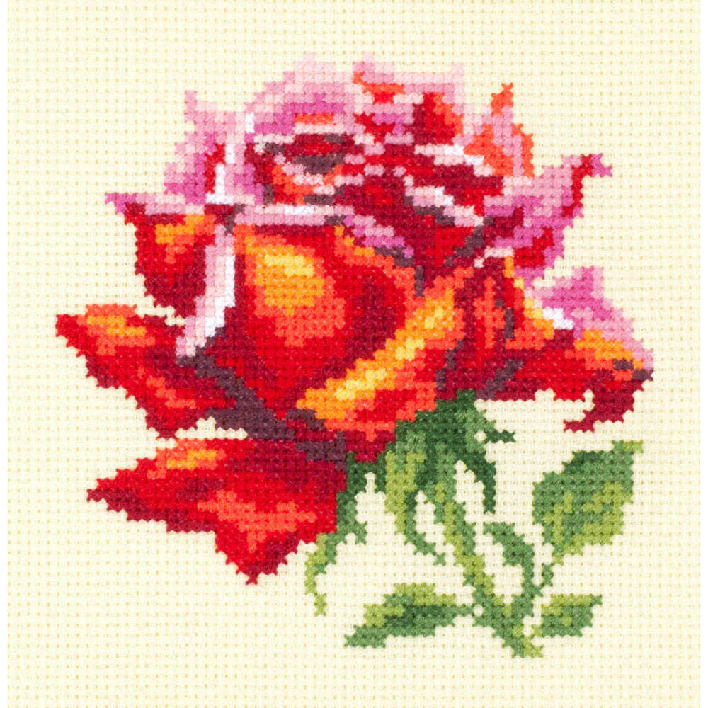 Red Rose 150-003 Counted Cross-Stitch Kit
