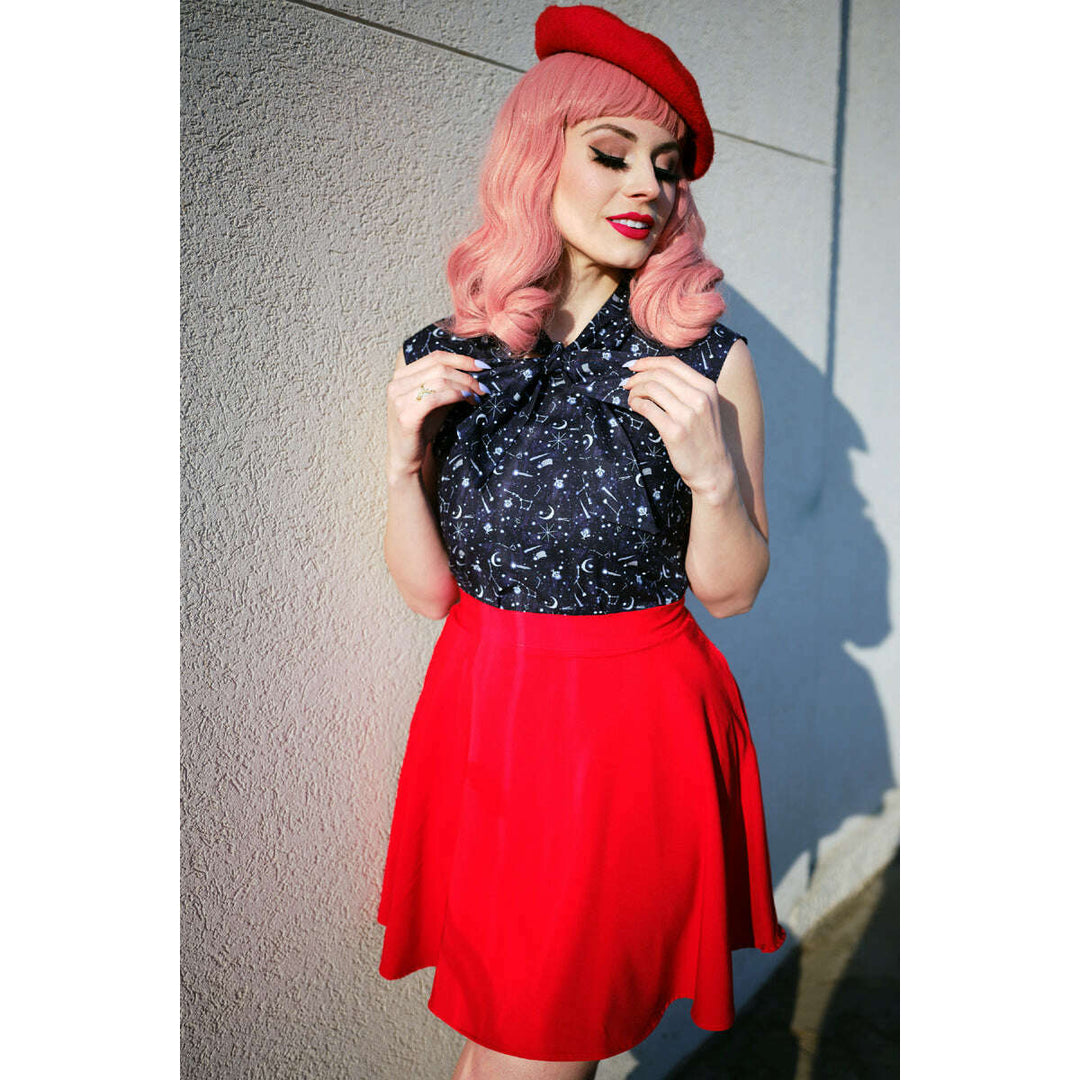 Red Skater Skirt