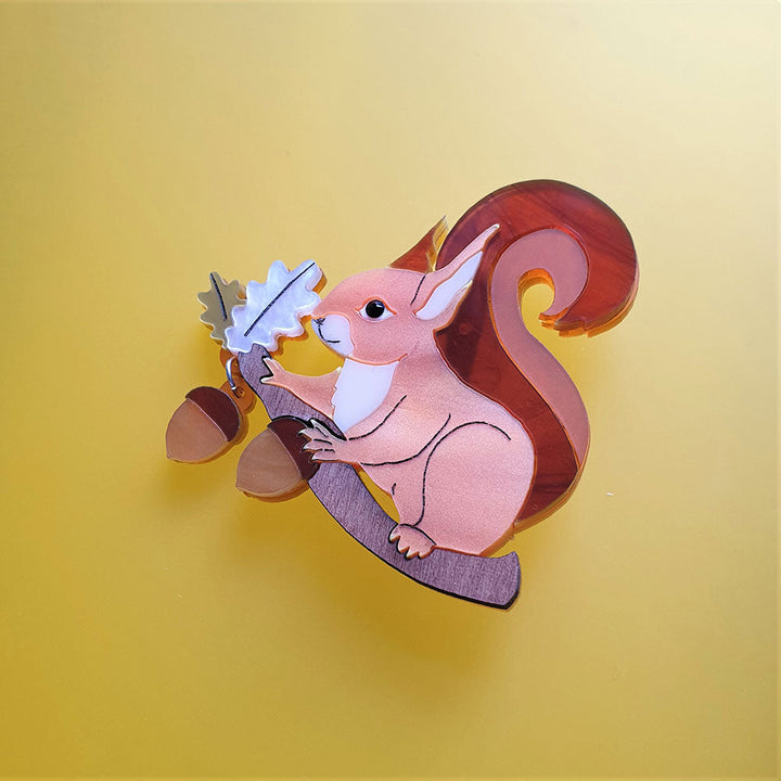 Red Squirrel Brooch by Cherryloco Jewellery 5