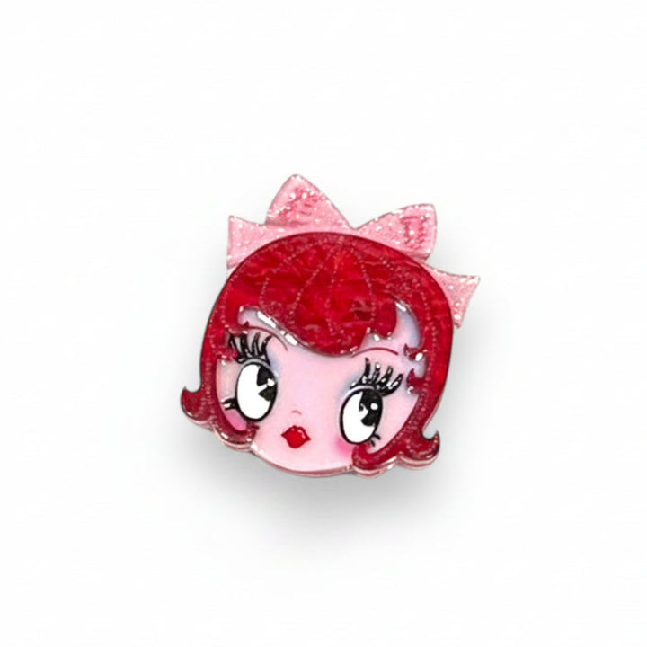 ed haired kewpie doll Brooch_by_Miss_Fluff_x_Lipstick_Chrome_Vintage_kewpie_Character_Duo_acrylic_Pin
