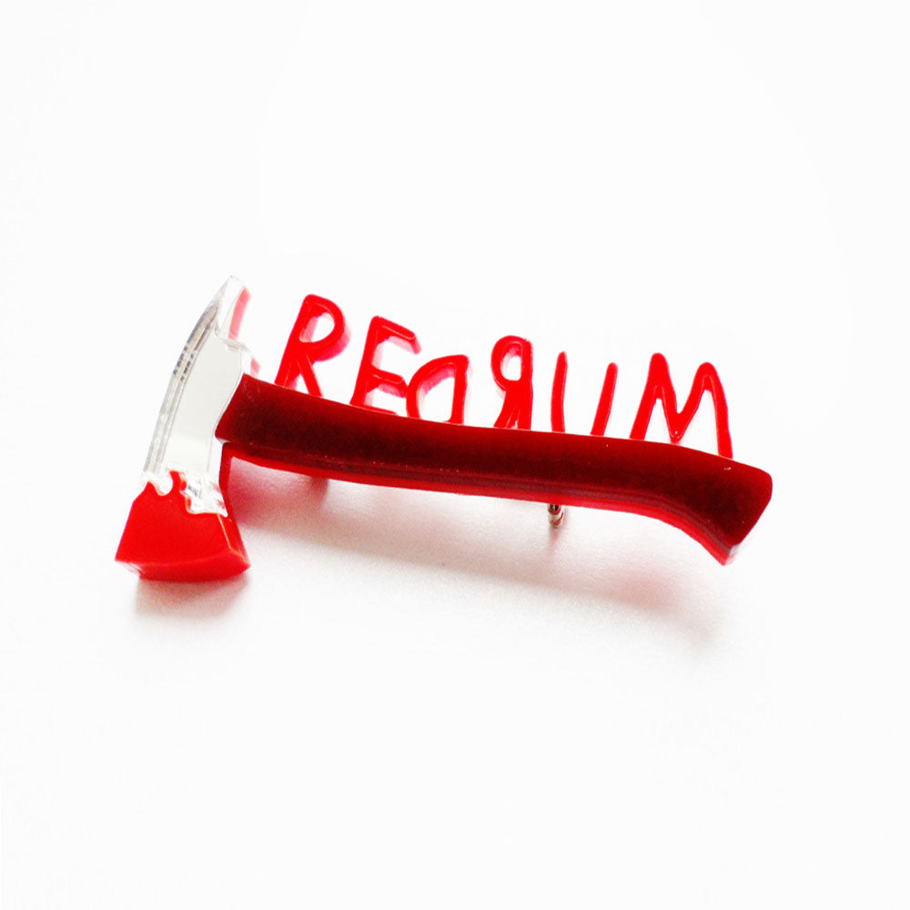 Redrum - The Shining Inspired Brooch by Cherryloco Jewellery 2