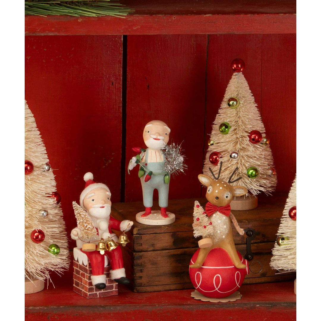 Reindeer on Ornament by Bethany Lowe Designs, image 3
